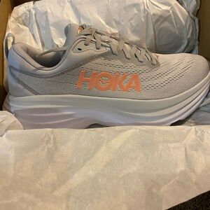 Hoka Bondi 8 HarborMist/Lunar Rock (color)